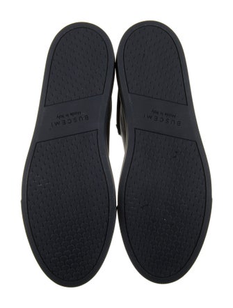 Buscemi Suede Colorblock Pattern Sneakers