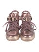 Buscemi Embossed Leather Sneakers
