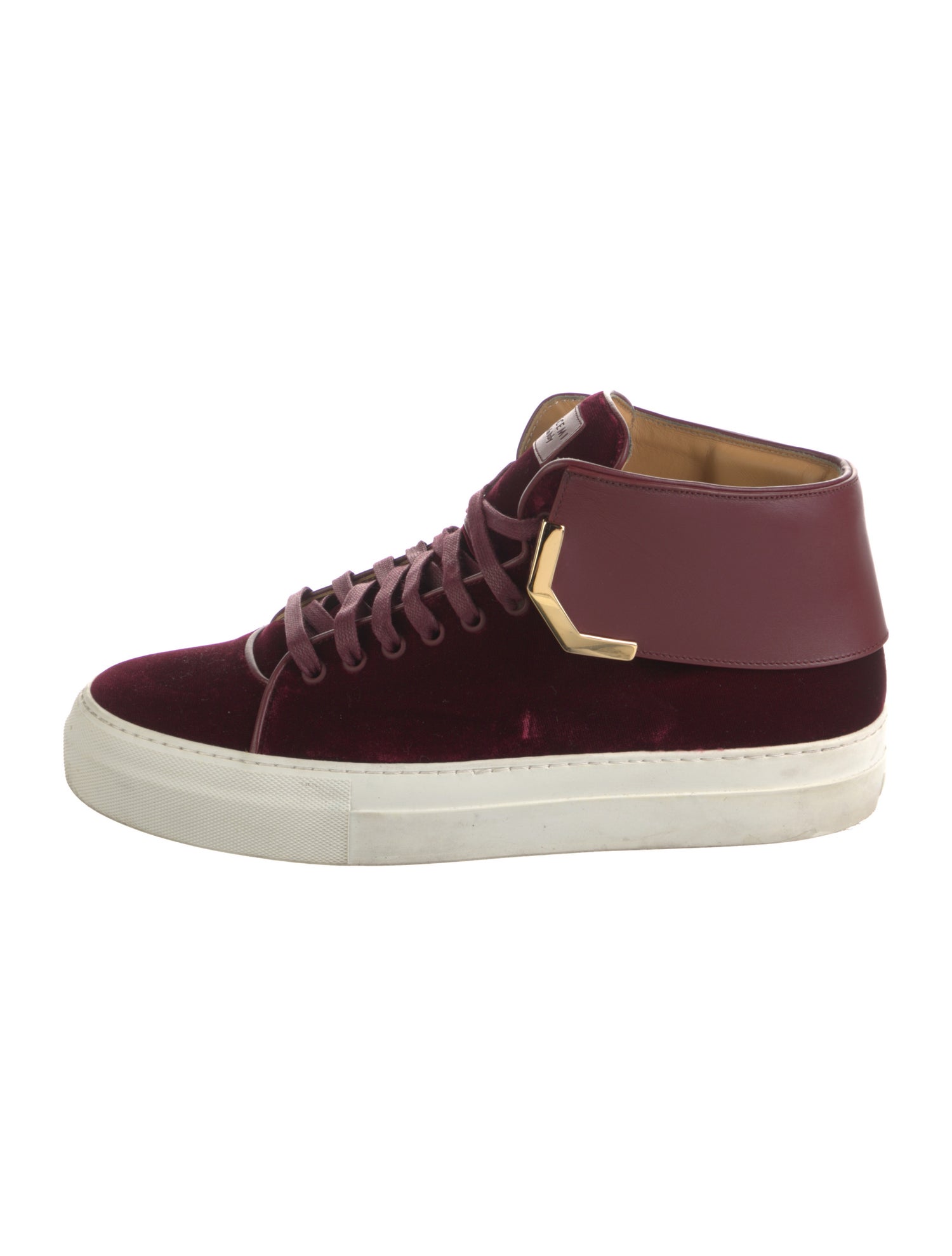 Buscemi Suede Colorblock Pattern Sneakers