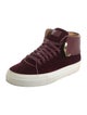 Buscemi Suede Colorblock Pattern Sneakers
