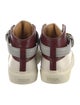 Buscemi Leather Colorblock Pattern Sneakers