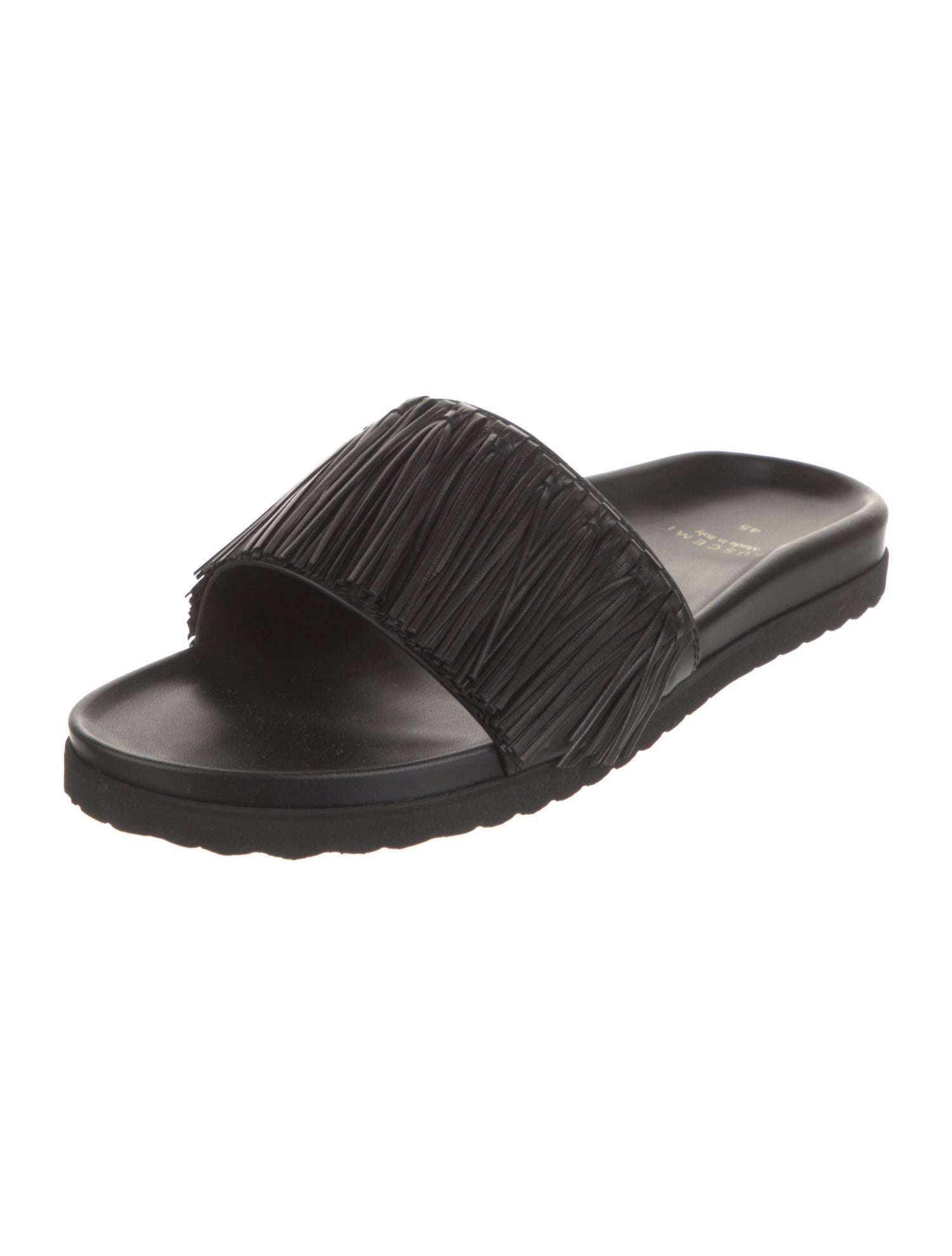 Buscemi Leather Slides w/ Tags