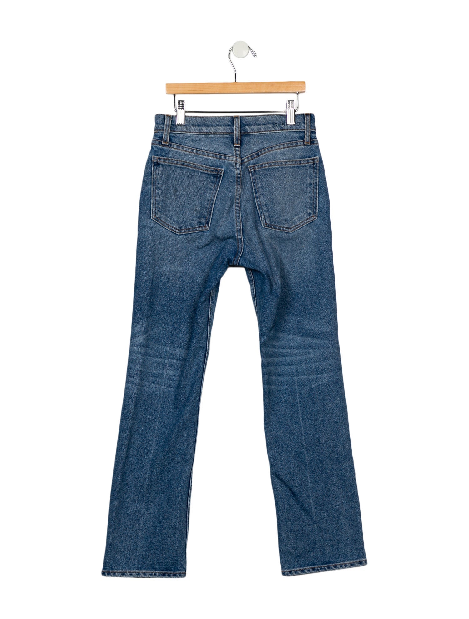 B Sides Mid-Rise Straight Leg Jeans