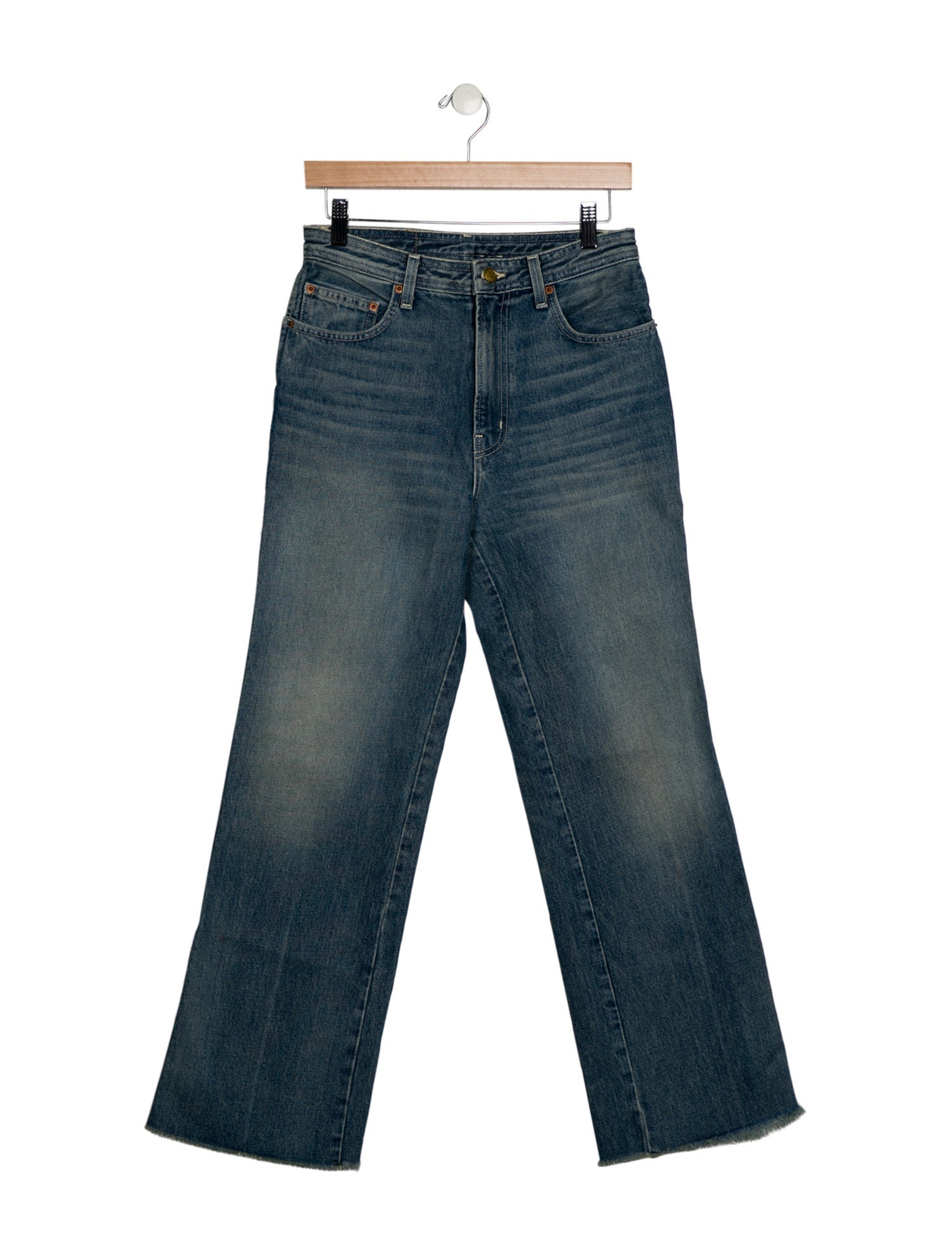 B Sides High-Rise Wide Leg Jeans