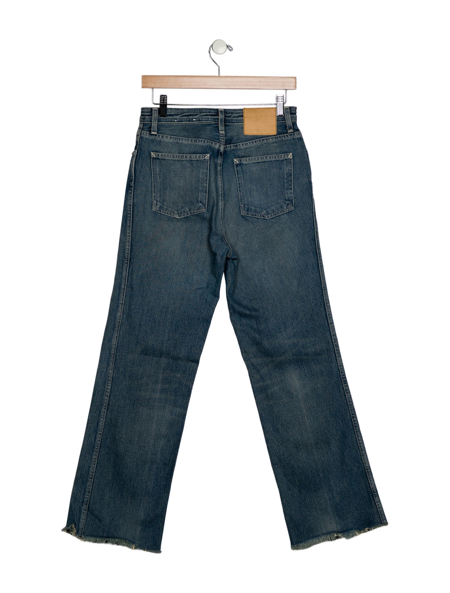 B Sides High-Rise Wide Leg Jeans