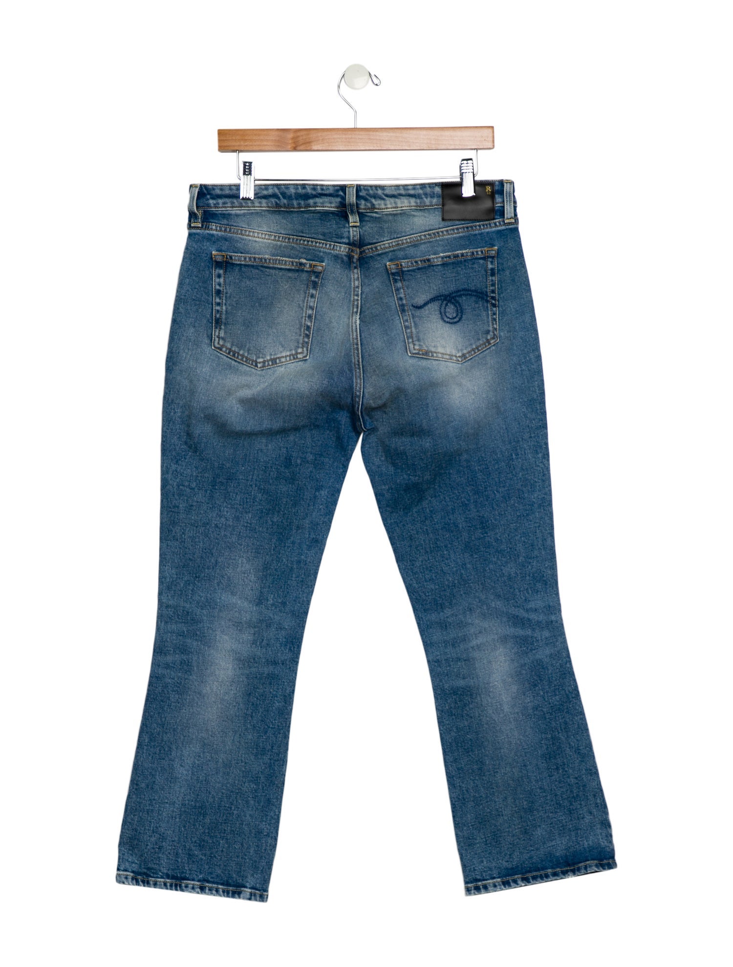 B Sides Mid-Rise Straight Leg Jeans