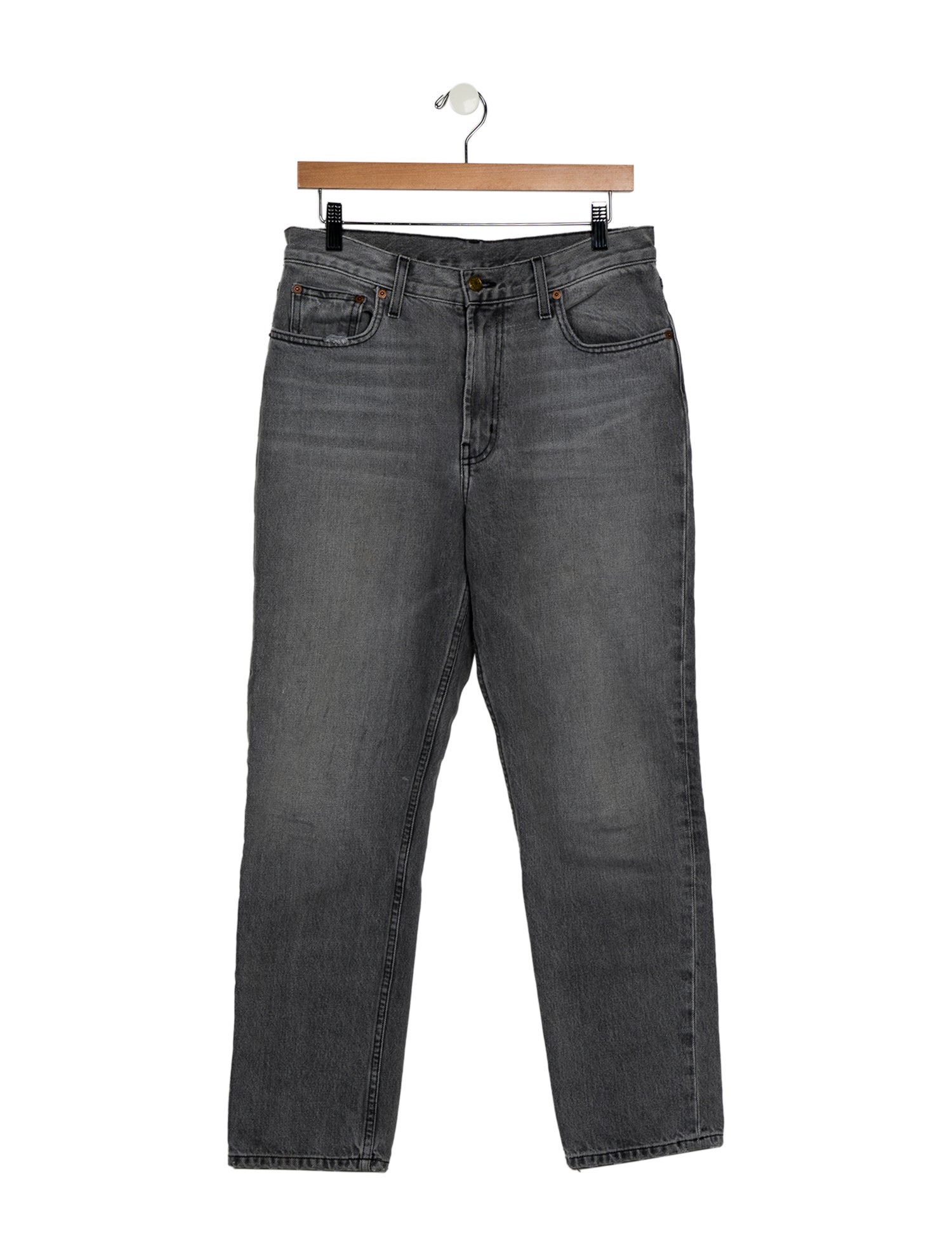 B Sides High-Rise Straight Leg Jeans