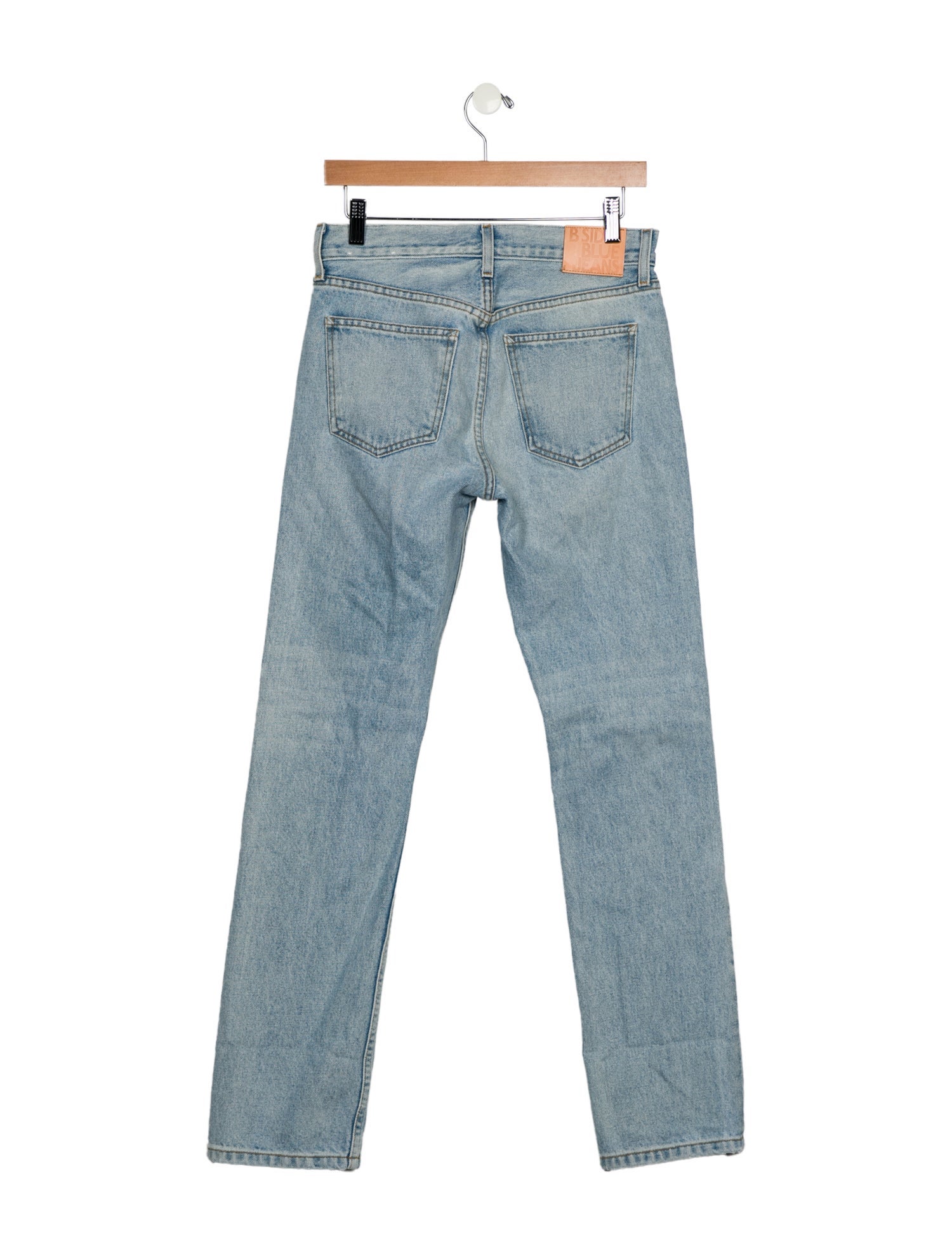 B Sides Mid-Rise Straight Leg Jeans