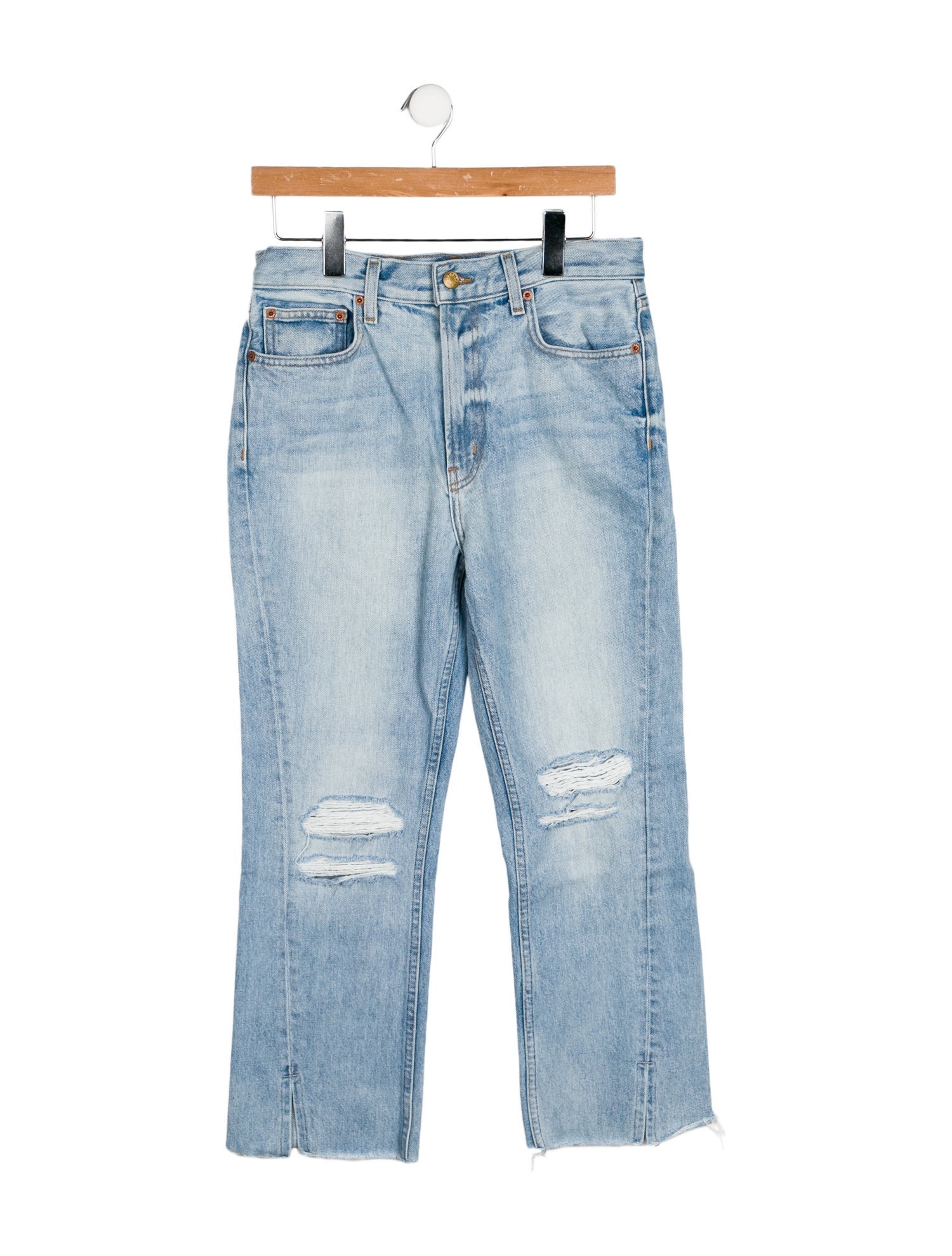 B Sides High-Rise Straight Leg Jeans