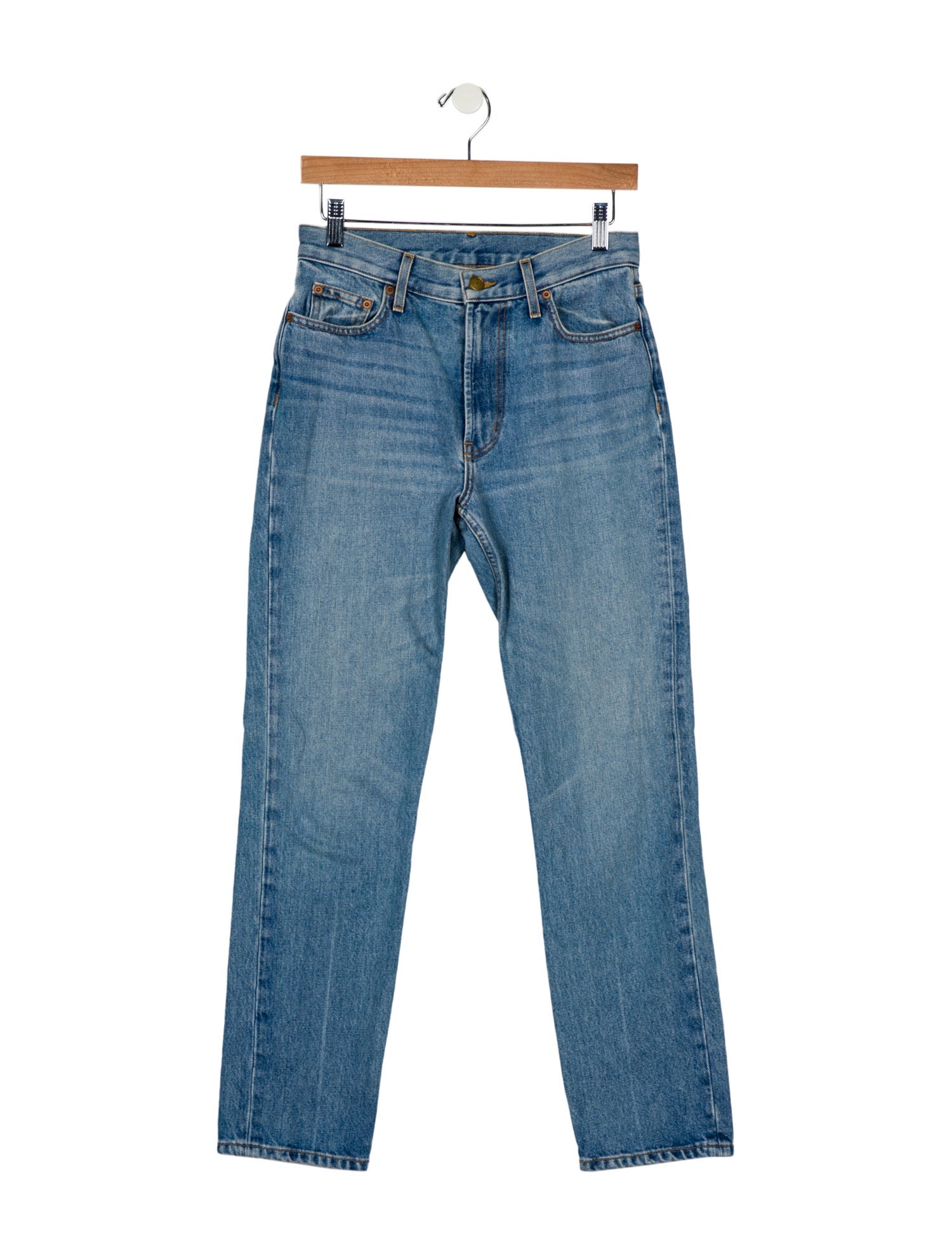 B Sides High-Rise Straight Leg Jeans