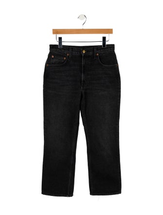 B Sides High-Rise Wide Leg Jeans