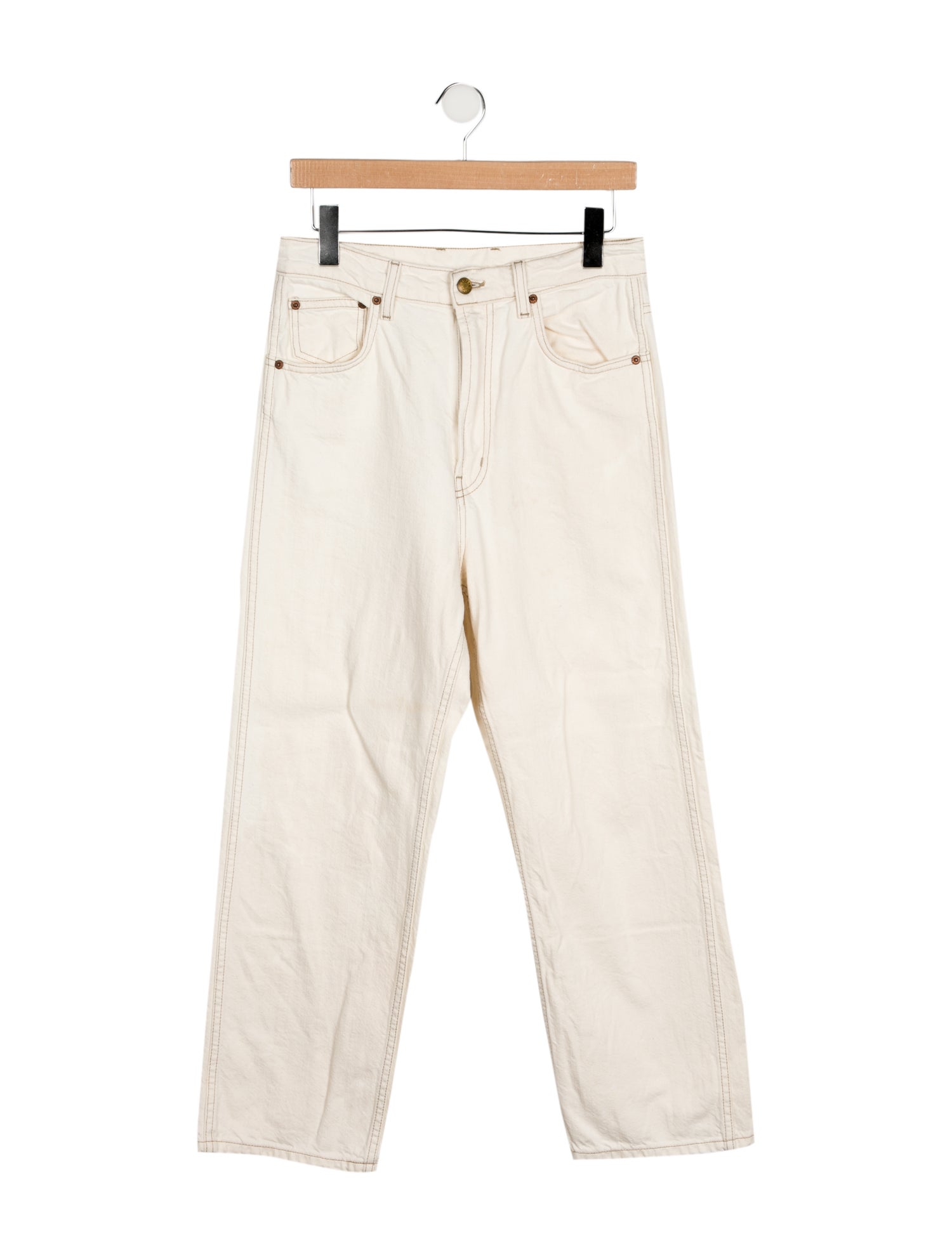 B Sides High-Rise Straight Leg Jeans