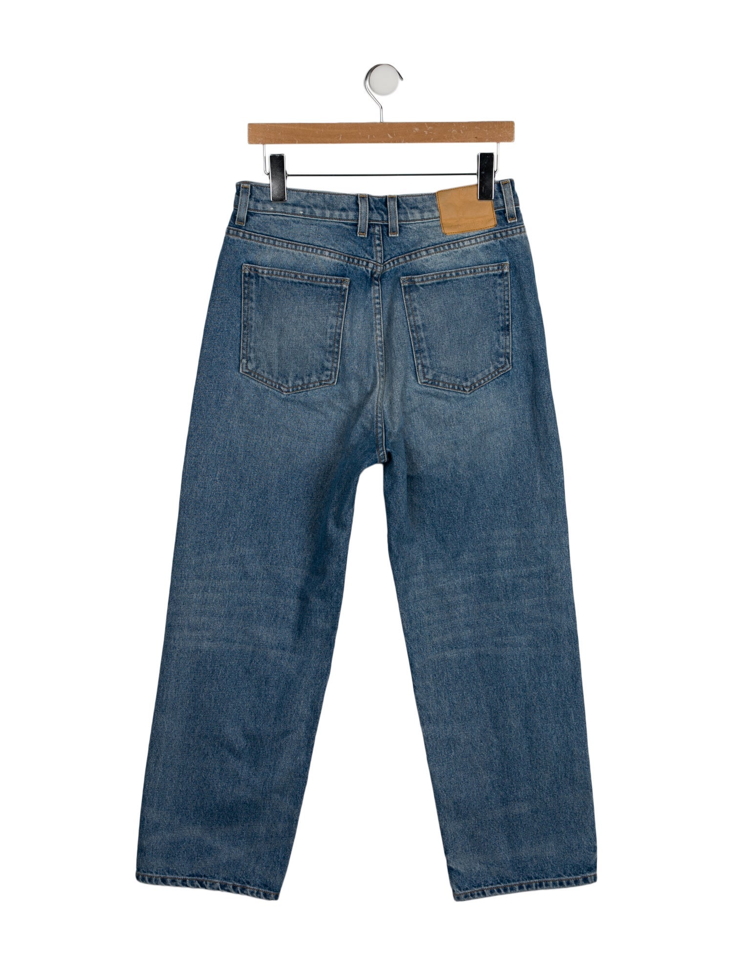 B Sides High-Rise Wide Leg Jeans