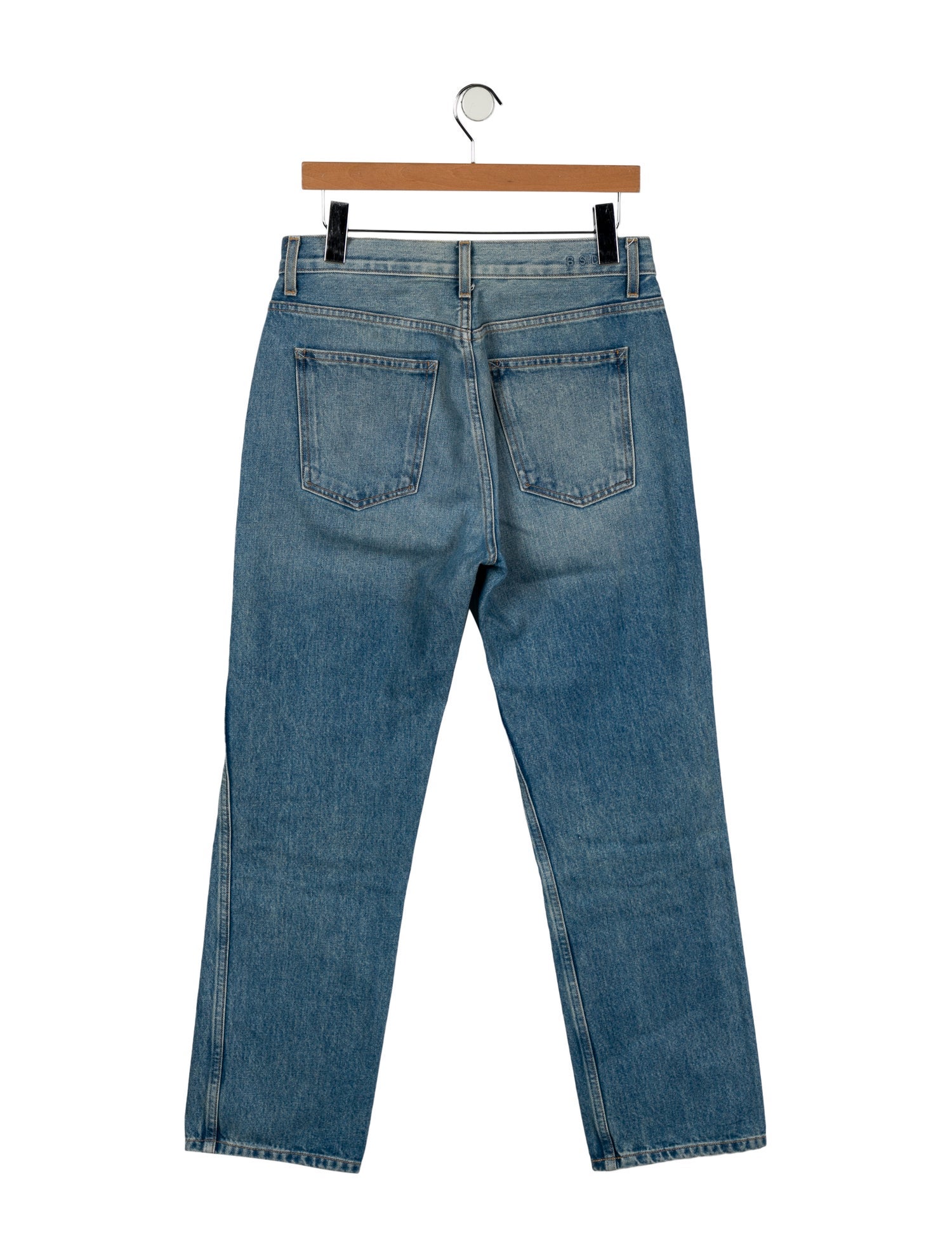 B Sides High-Rise Straight Leg Jeans