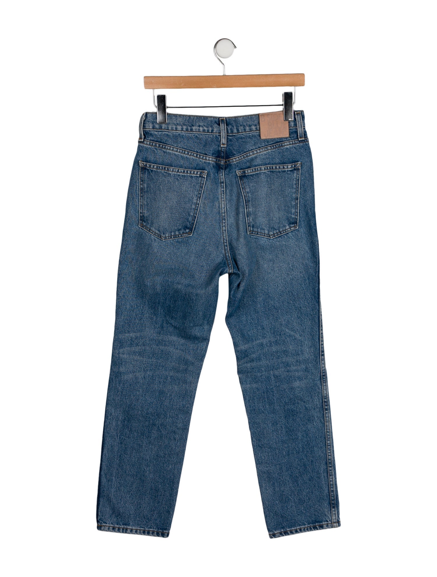 B Sides High-Rise Straight Leg Jeans