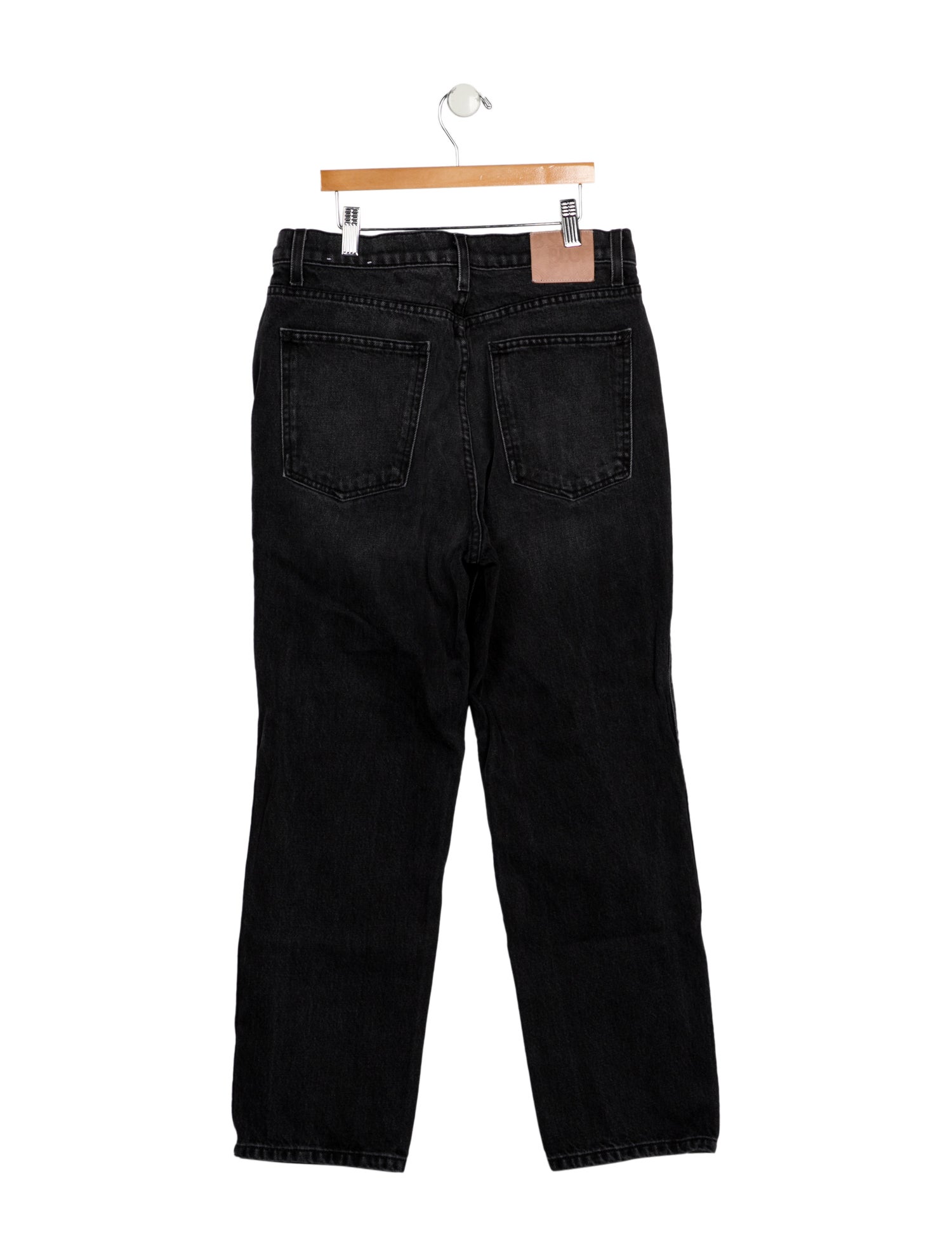 B Sides High-Rise Straight Leg Jeans