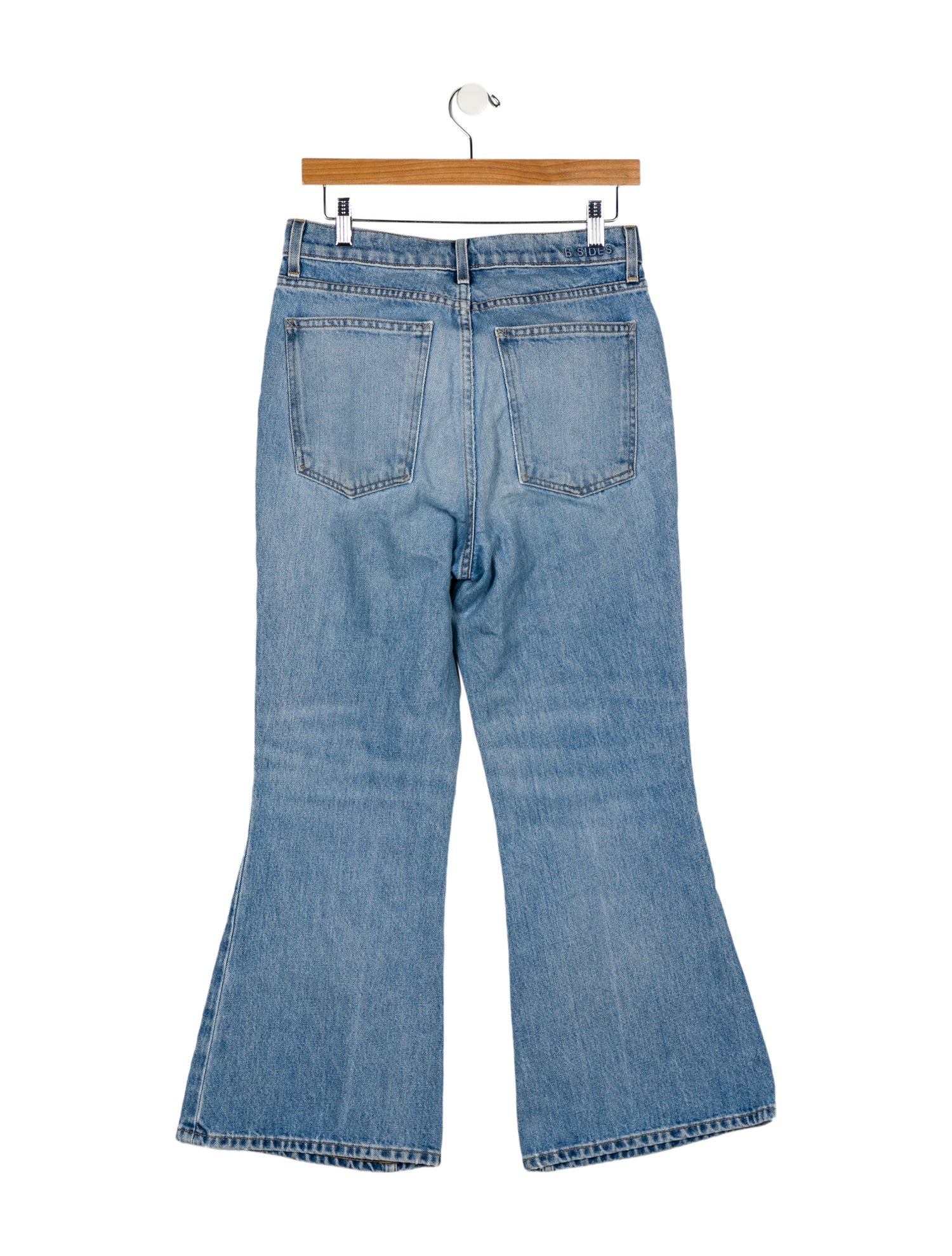 B Sides High-Rise Wide Leg Jeans