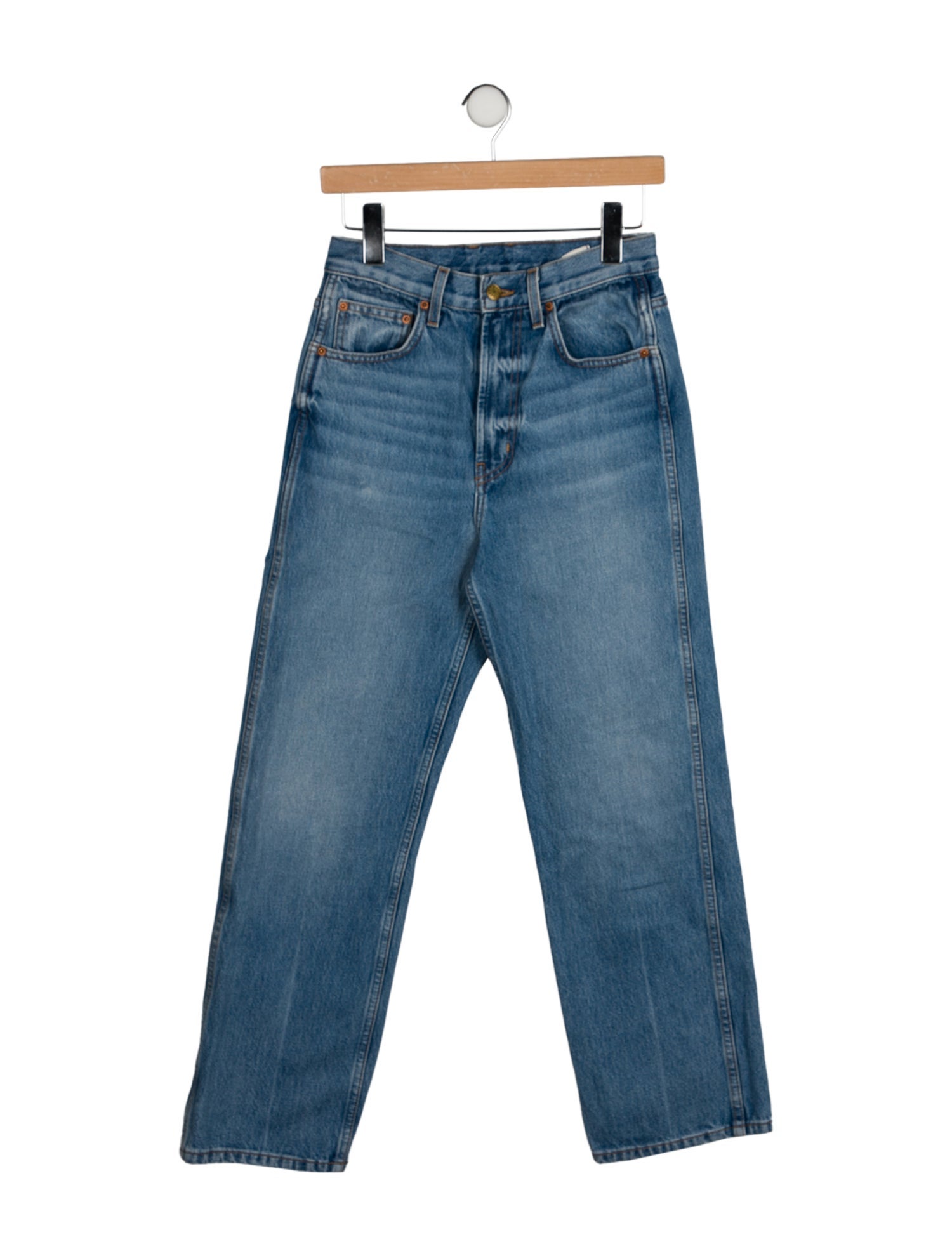 B Sides High-Rise Wide Leg Jeans