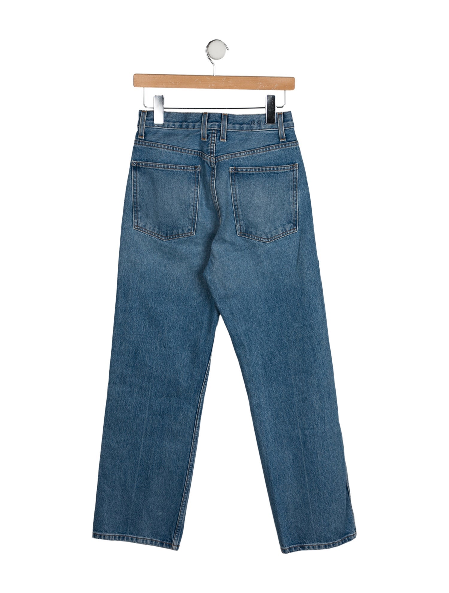B Sides High-Rise Wide Leg Jeans