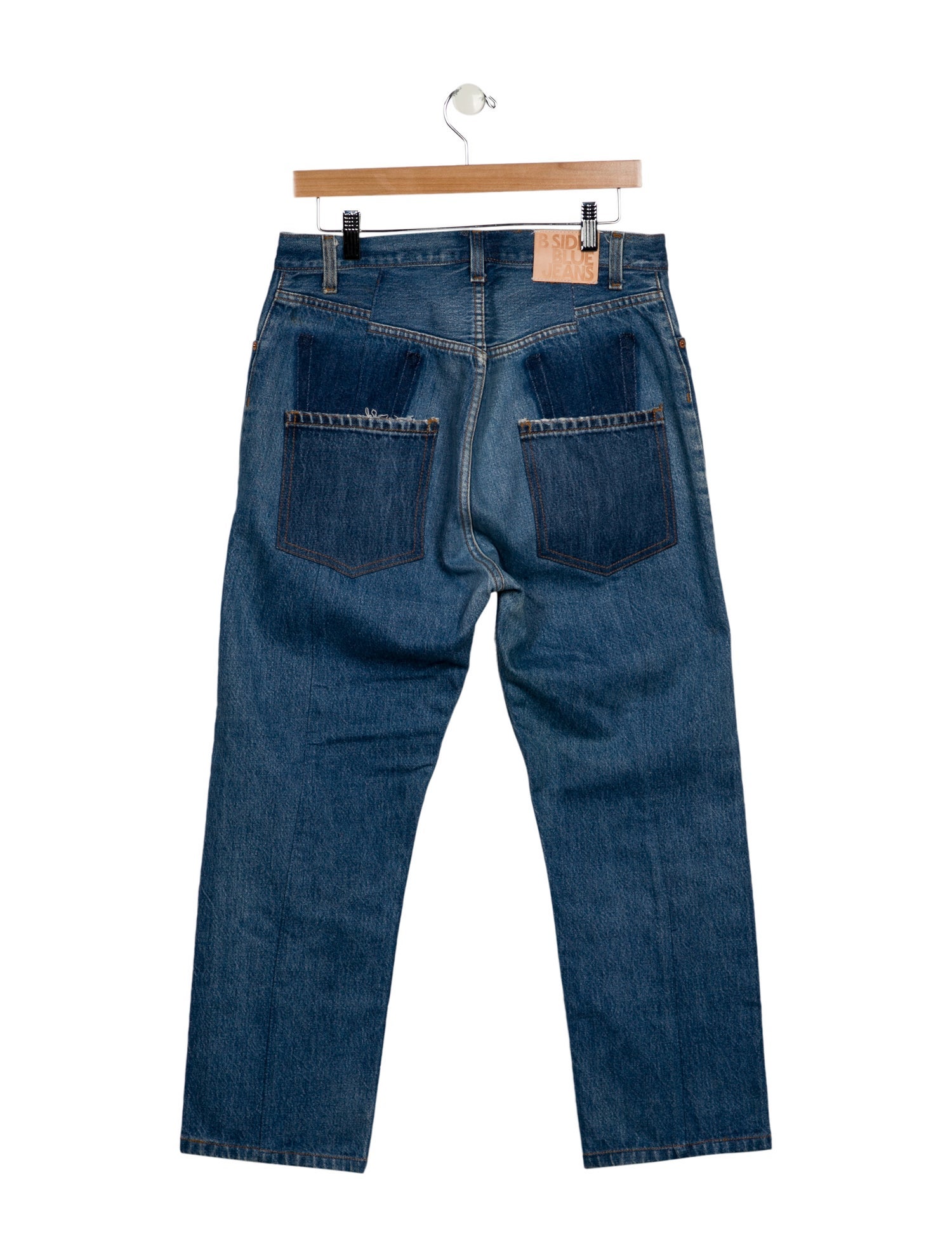 B Sides High-Rise Wide Leg Jeans