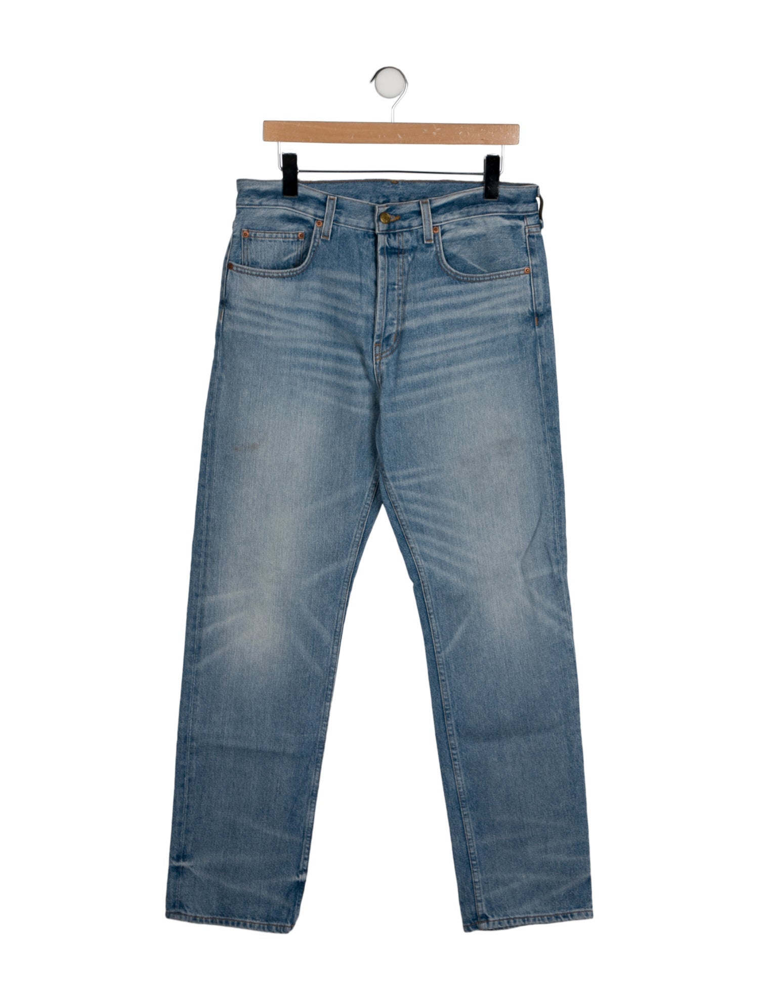 B Sides High-Rise Straight Leg Jeans
