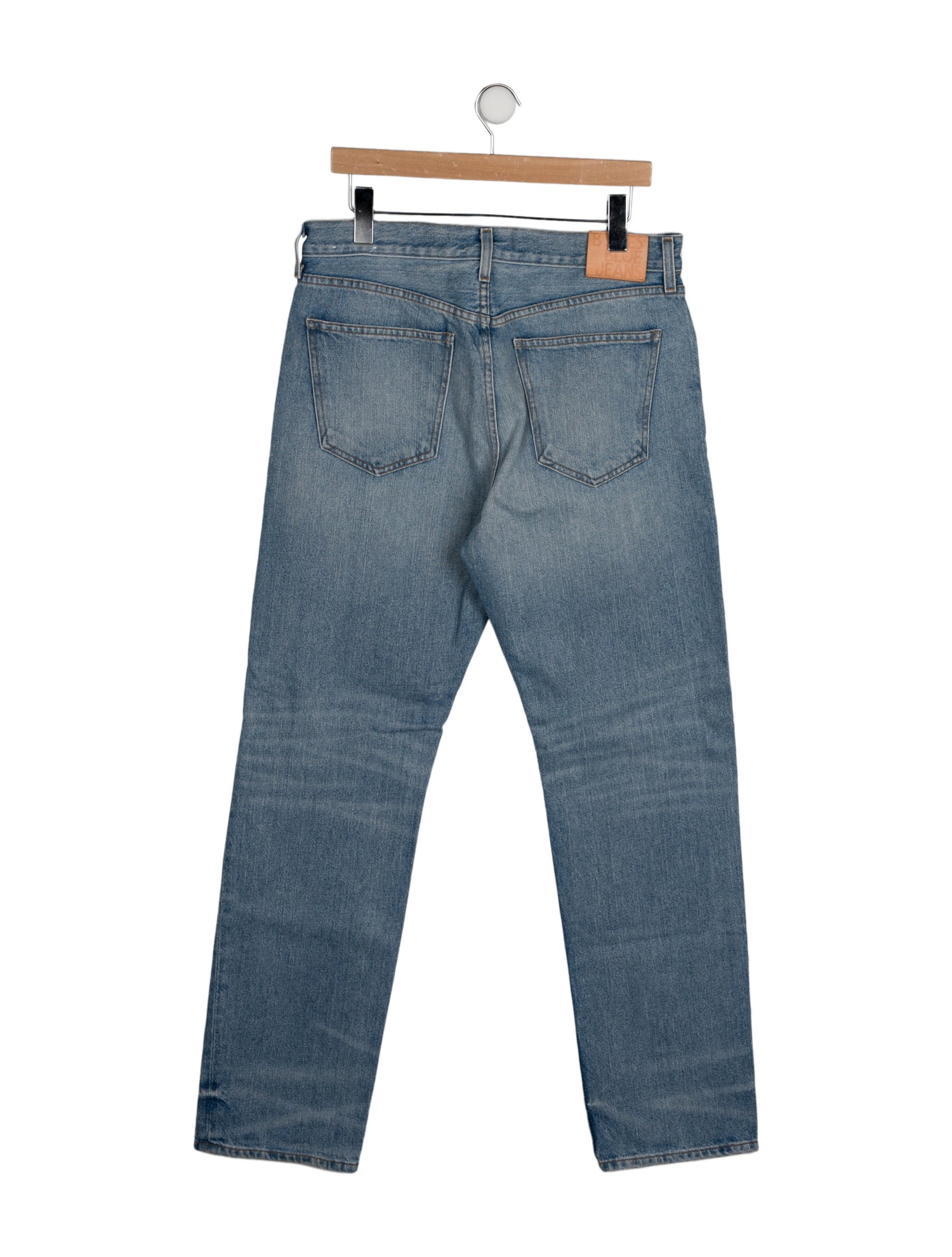 B Sides High-Rise Straight Leg Jeans