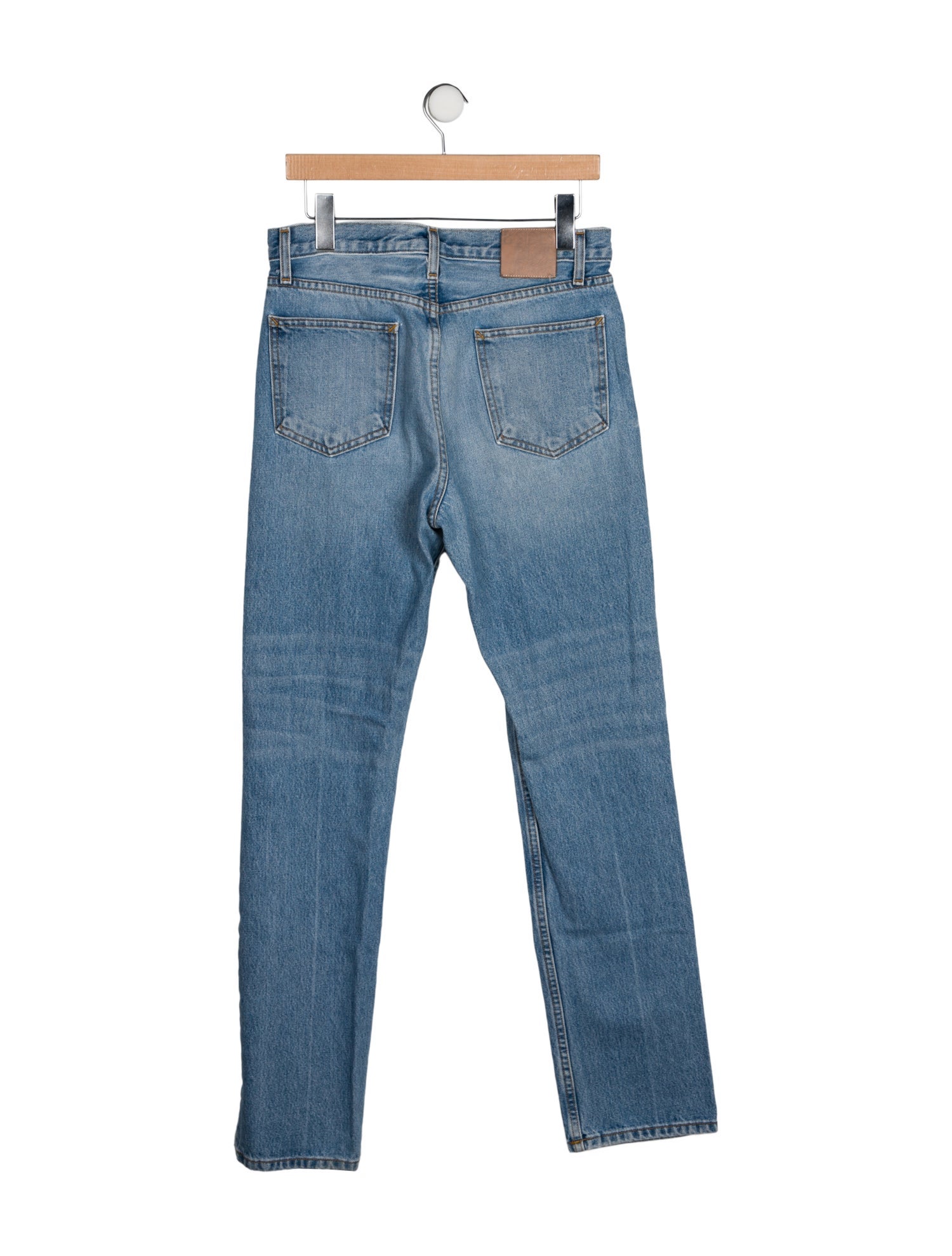 B Sides High-Rise Straight Leg Jeans