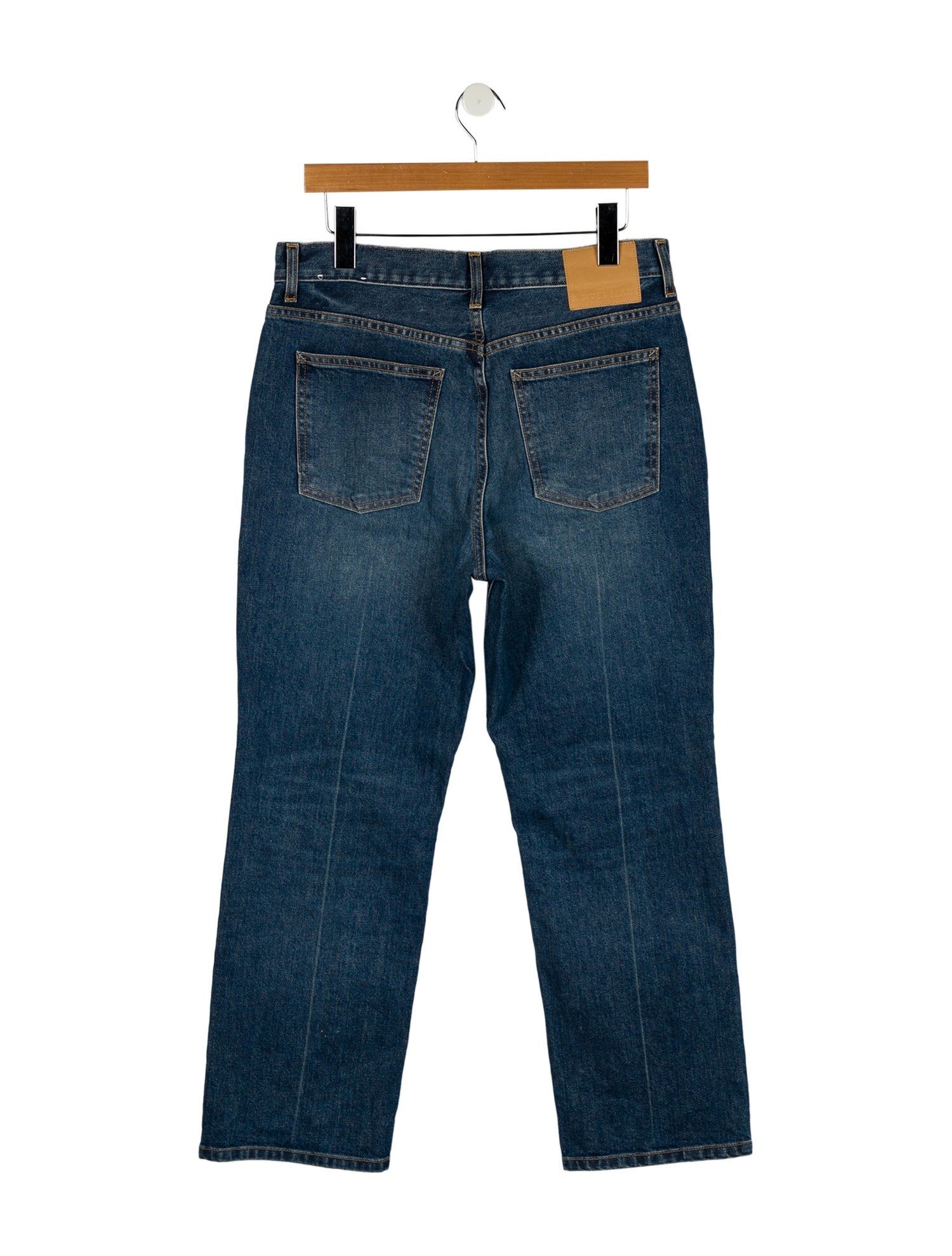 B Sides High-Rise Straight Leg Jeans
