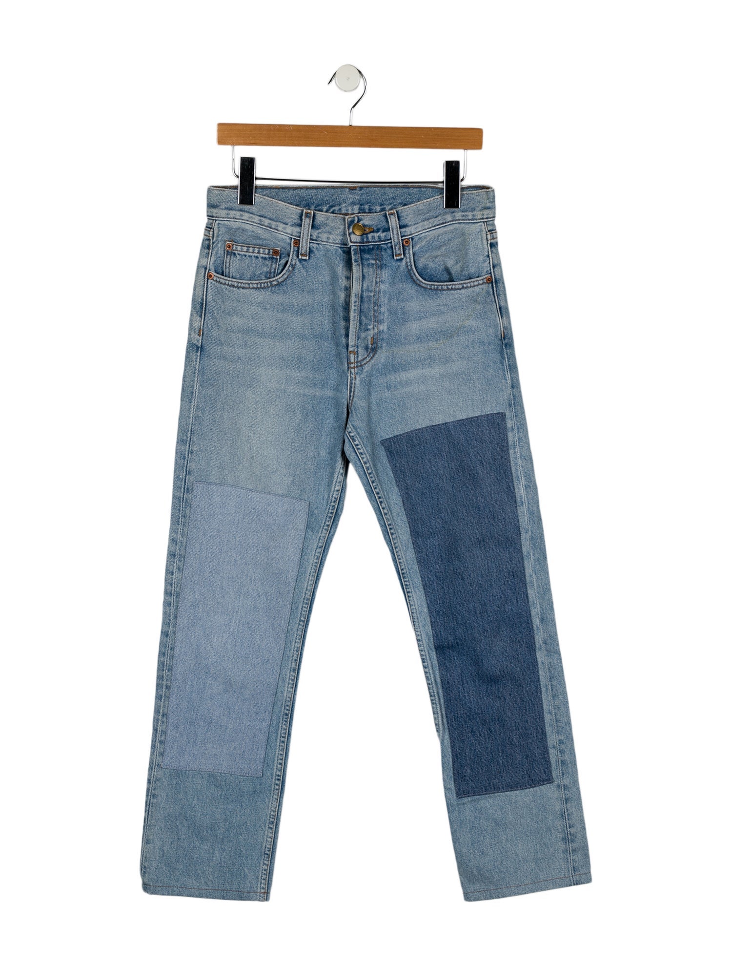 B Sides Mid-Rise Straight Leg Jeans