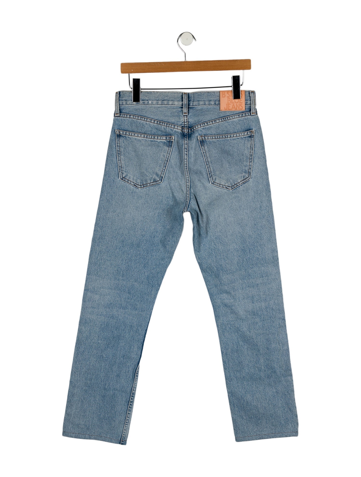 B Sides Mid-Rise Straight Leg Jeans