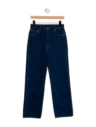 B Sides High-Rise Straight Leg Jeans