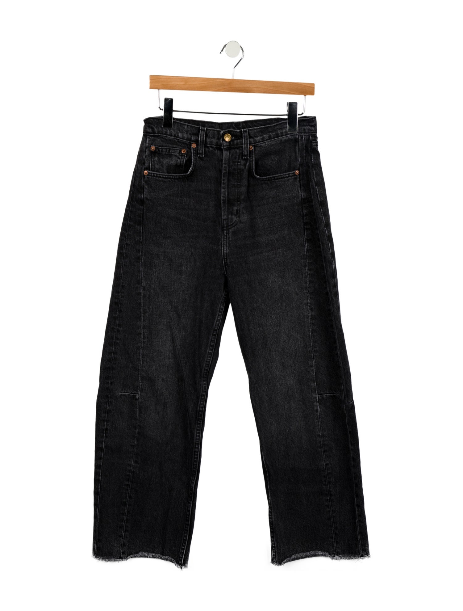 B Sides High-Rise Wide Leg Jeans