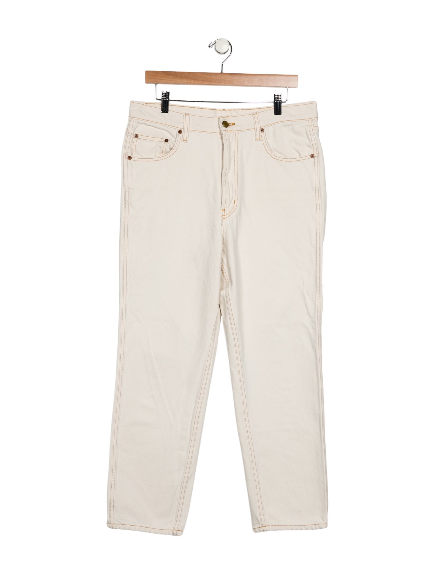 B Sides High-Rise Straight Leg Jeans