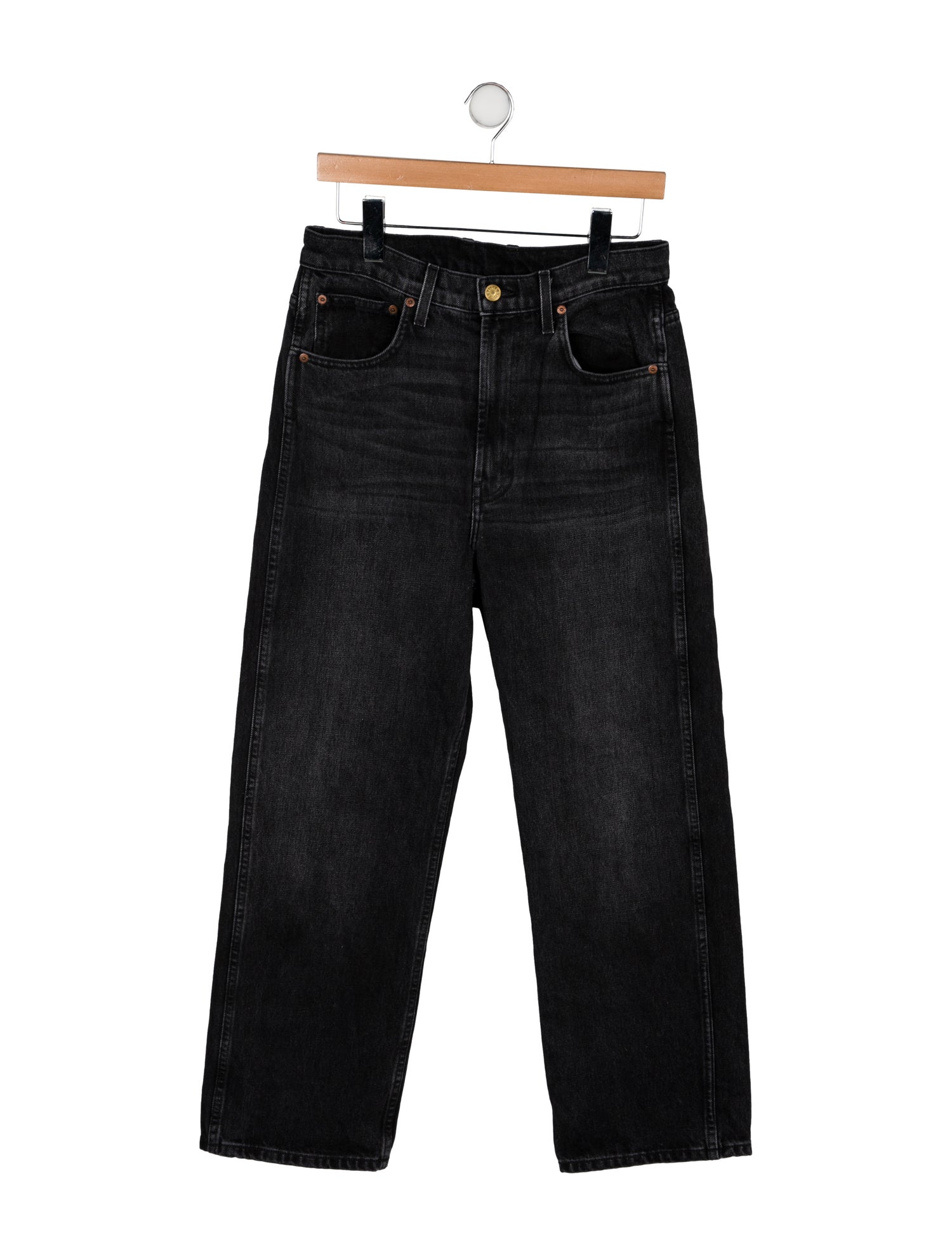 B Sides High-Rise Straight Leg Jeans