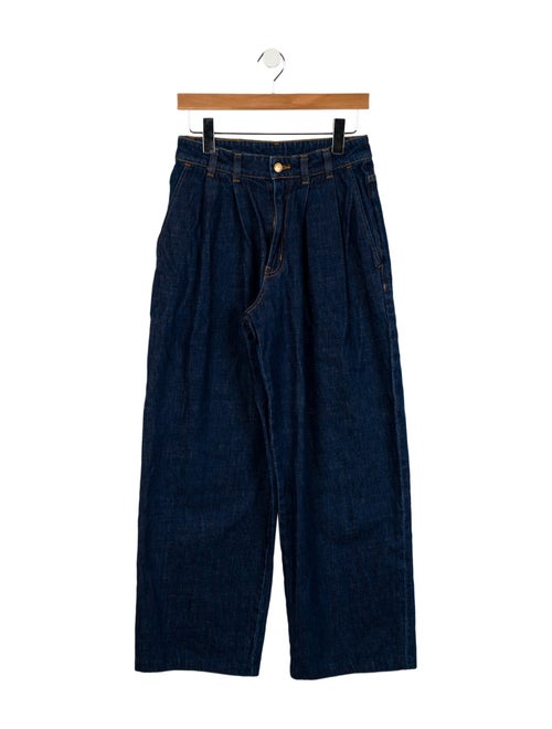 B Sides High-Rise Wide Leg Jeans