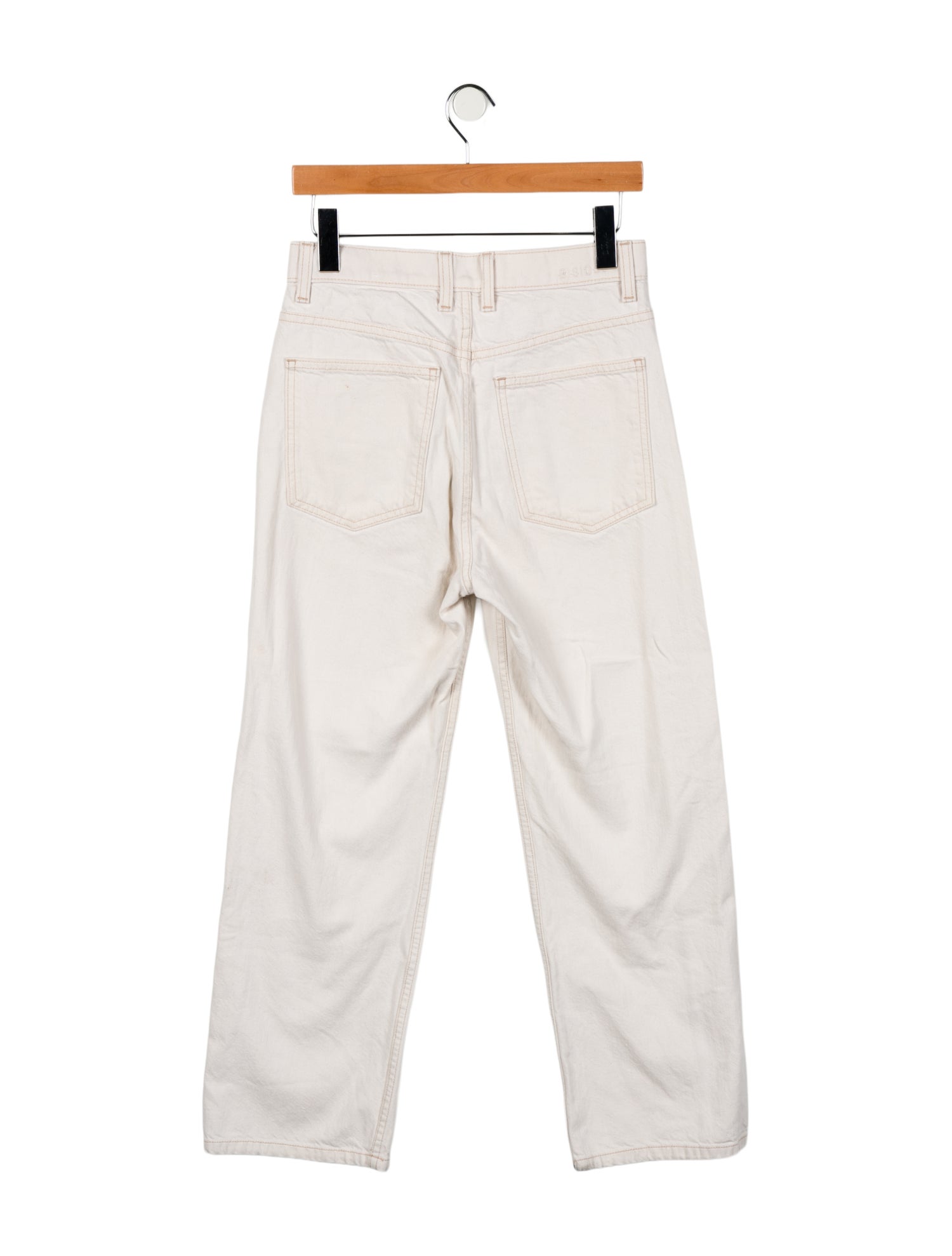 B Sides High-Rise Straight Leg Jeans