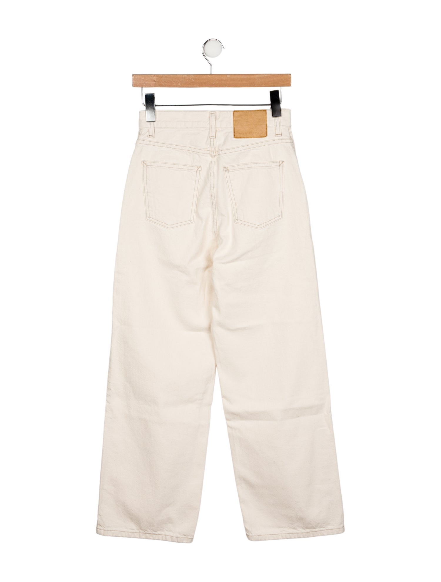 B Sides High-Rise Wide Leg Jeans