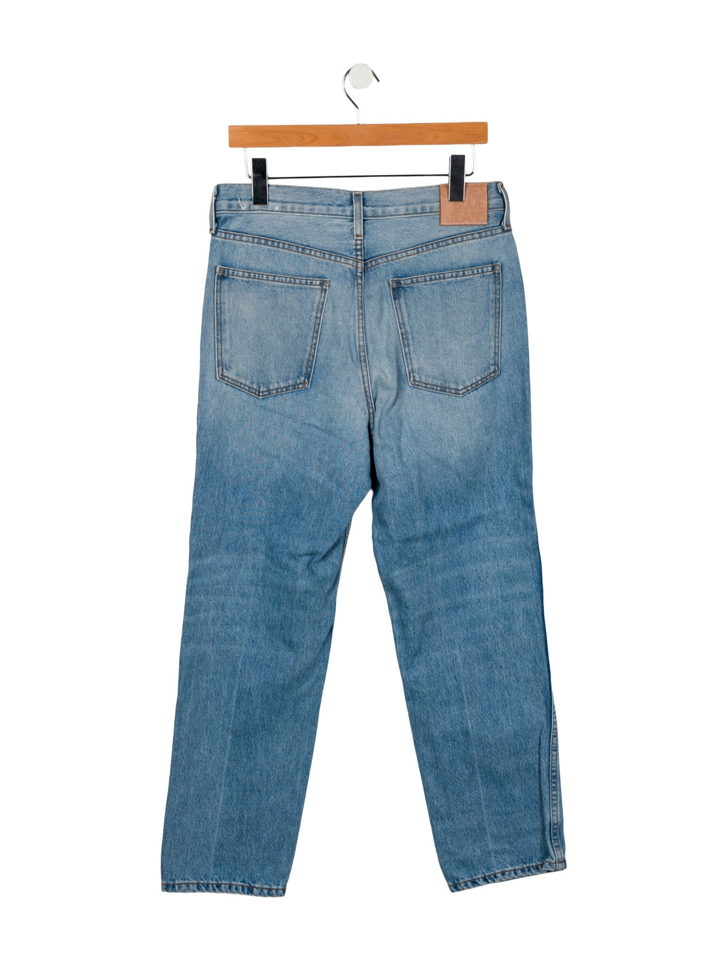 B Sides High-Rise Straight Leg Jeans