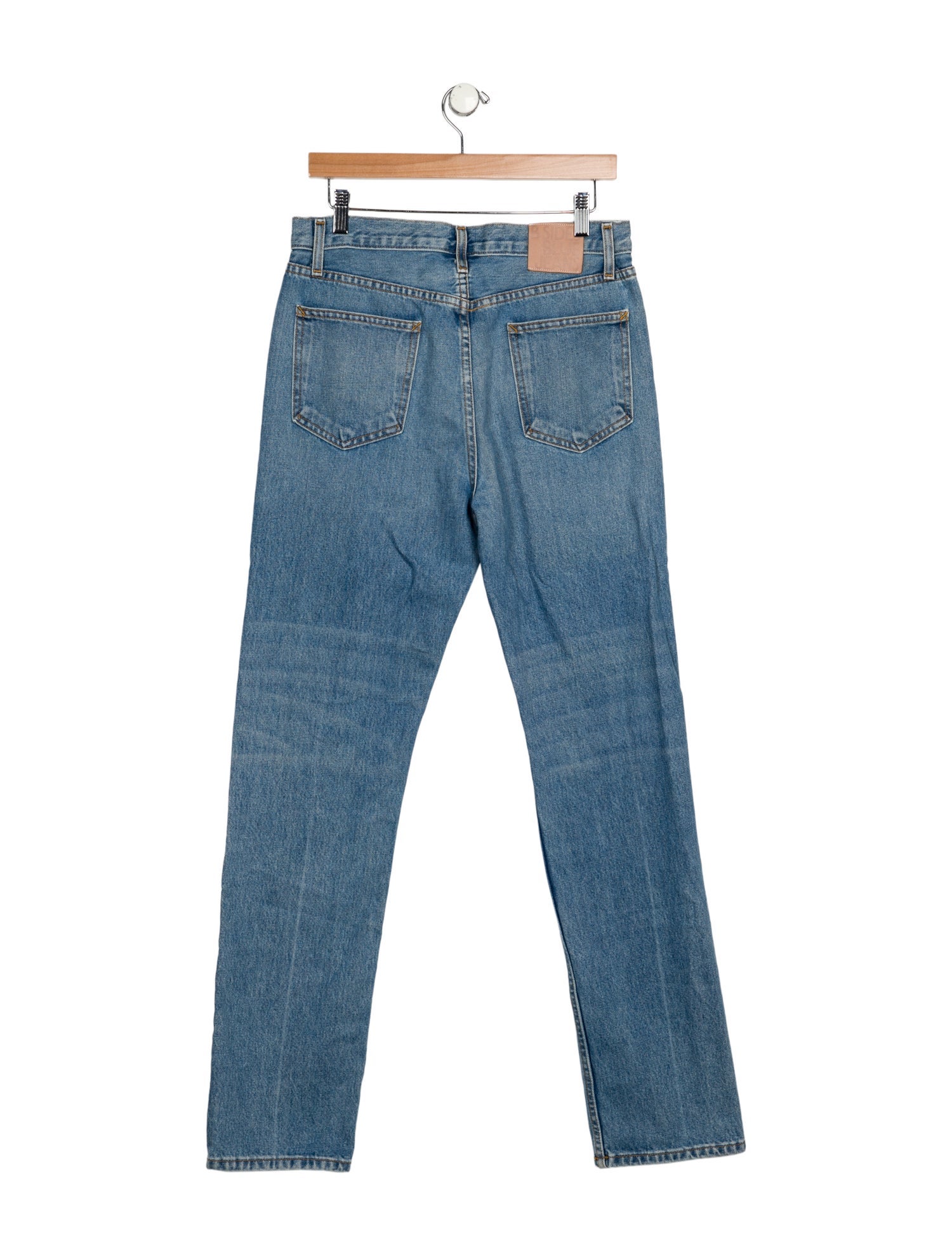 B Sides High-Rise Straight Leg Jeans