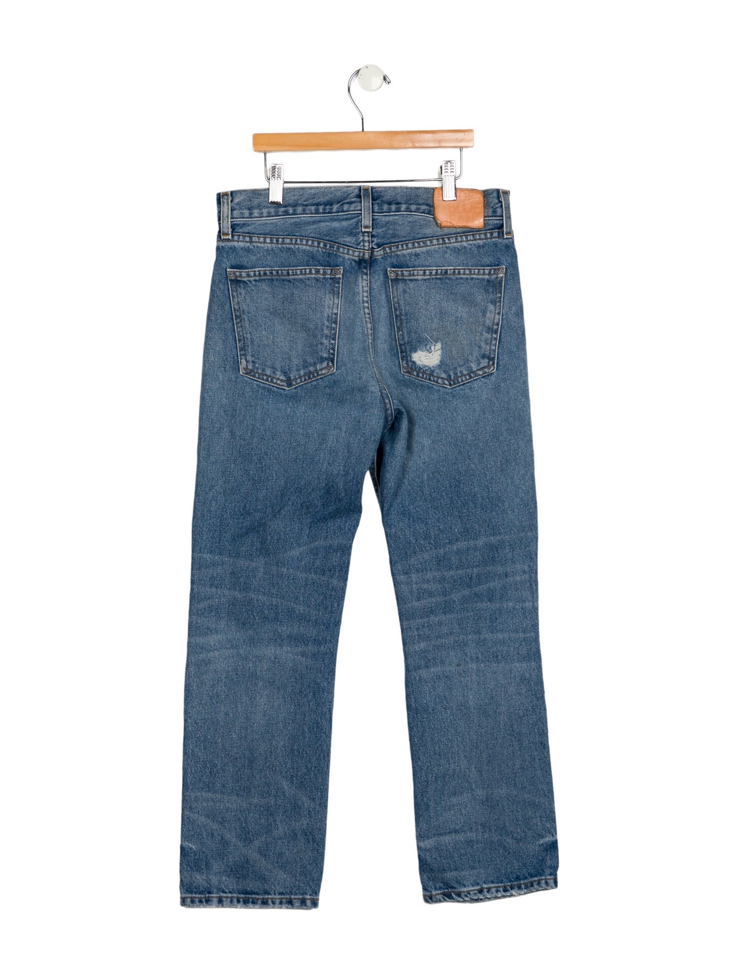 B Sides High-Rise Straight Leg Jeans