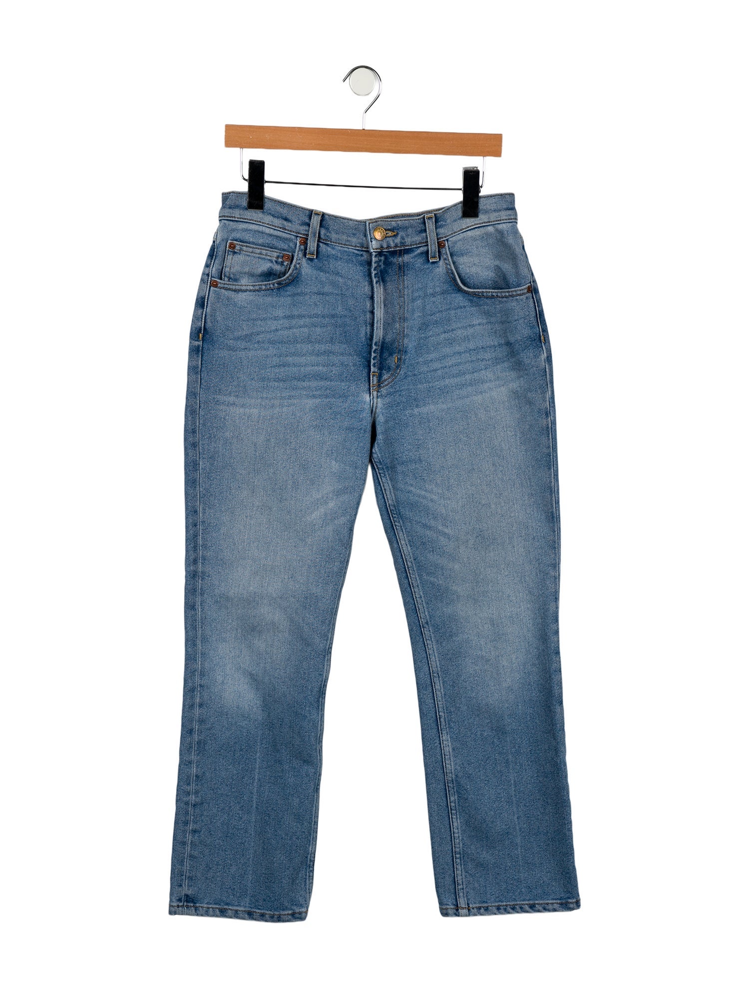 B Sides Mid-Rise Straight Leg Jeans