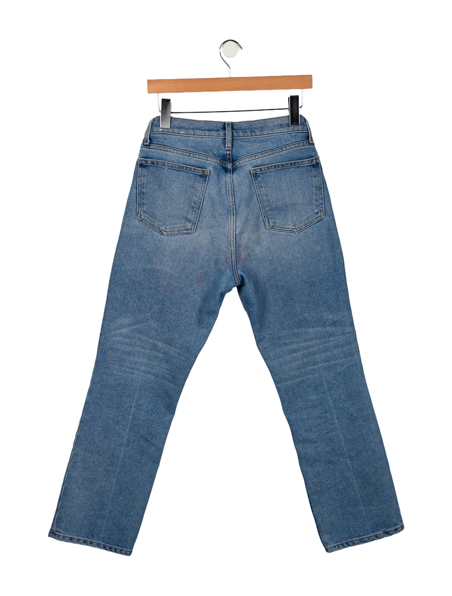 B Sides Mid-Rise Straight Leg Jeans