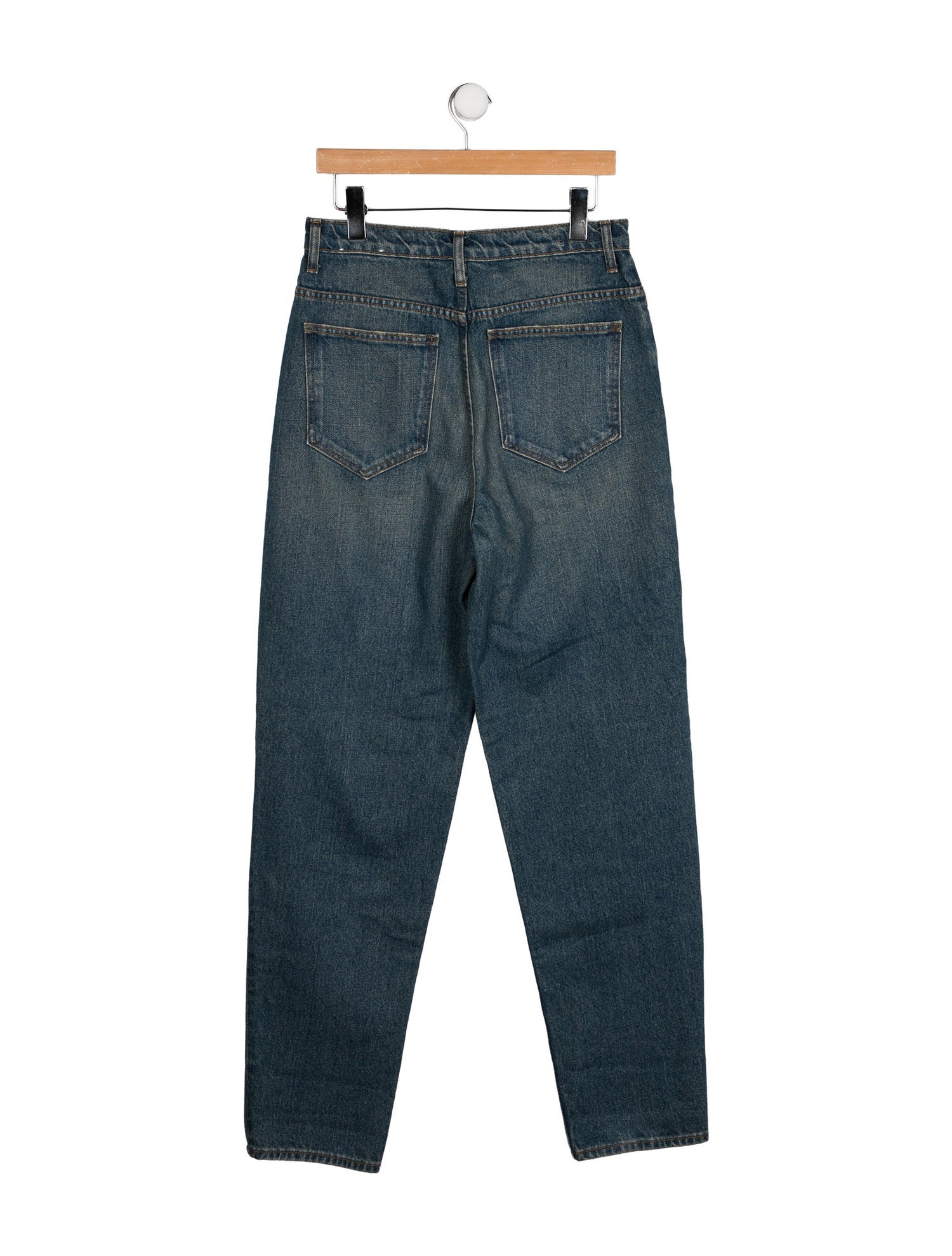 B Sides High-Rise Straight Leg Jeans