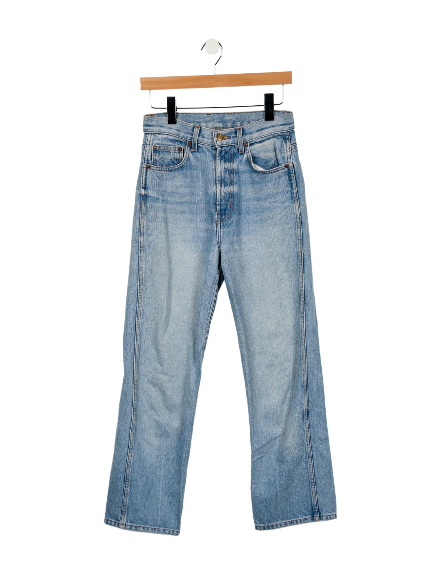 B Sides High-Rise Wide Leg Jeans
