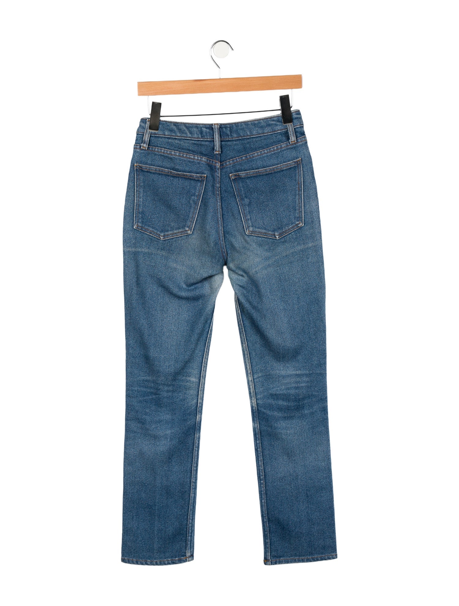 B Sides Mid-Rise Straight Leg Jeans