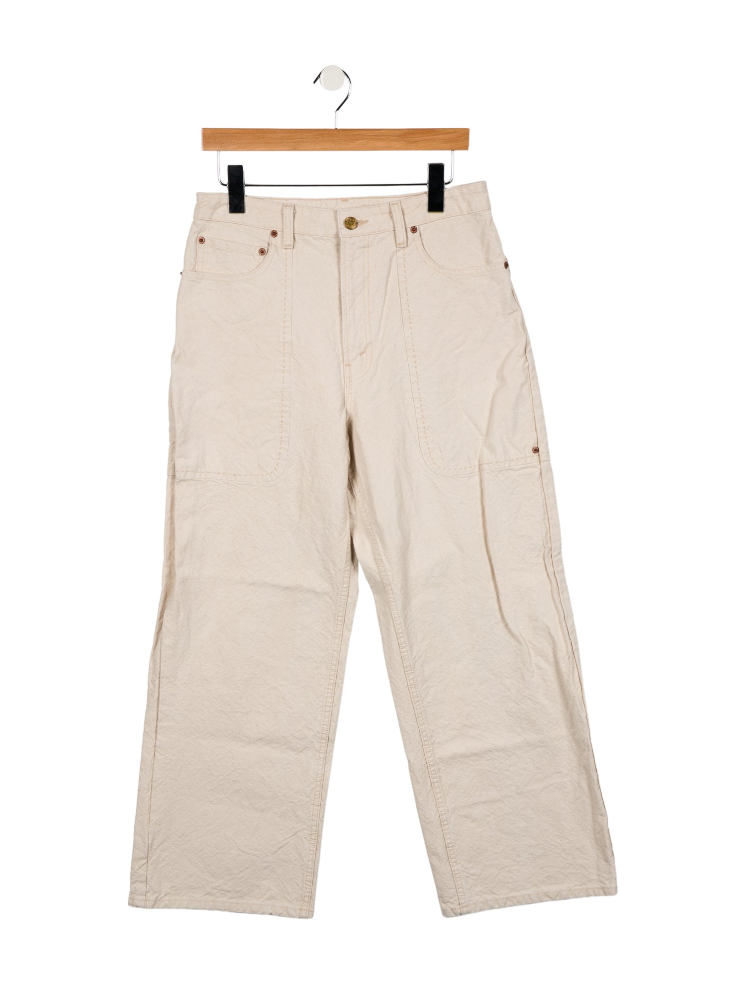 B Sides High-Rise Wide Leg Jeans