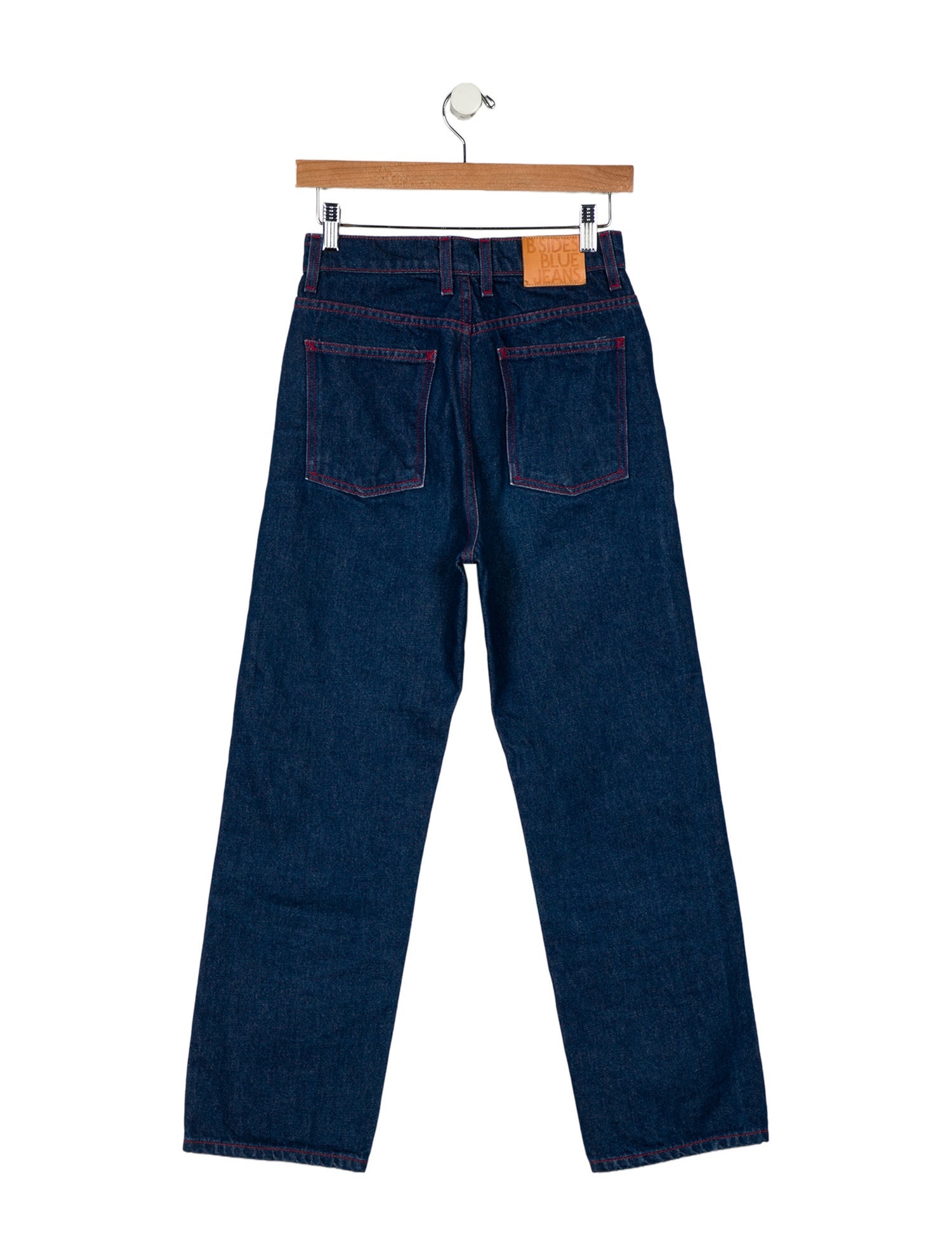 B Sides High-Rise Straight Leg Jeans