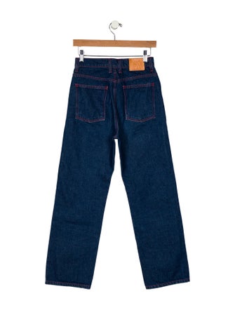 B Sides High-Rise Straight Leg Jeans