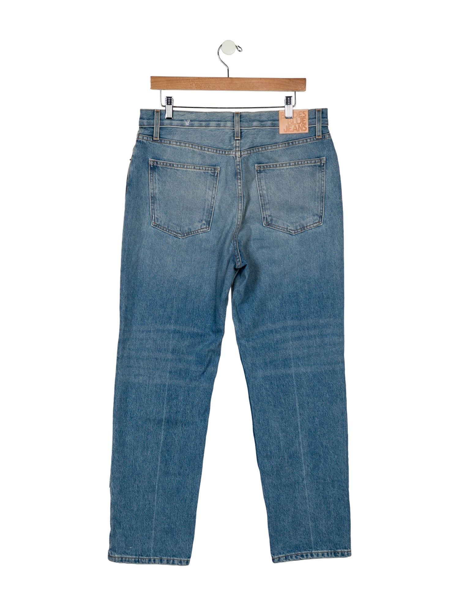 B Sides High-Rise Straight Leg Jeans