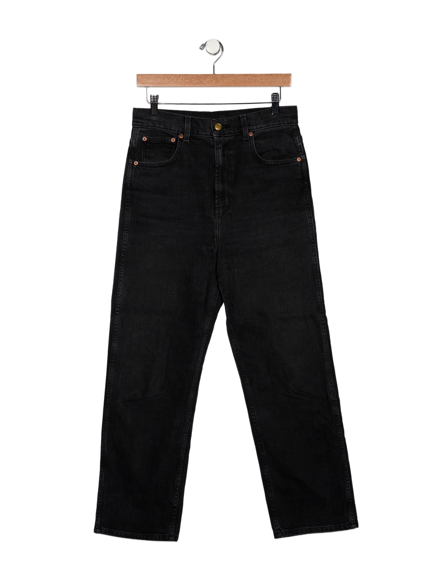 B Sides High-Rise Straight Leg Jeans